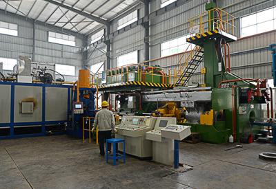 Extrusion production line